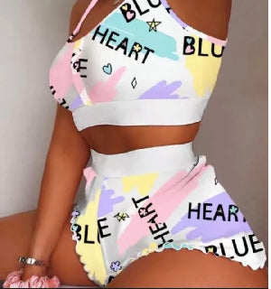 Crop Top & High Waist Shorts - Drift Line Apparel